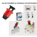 Miniatyrbild 5 av 5: Miniatyrbrytare Block Nylon Miniatyrbrytare Spärr Luftströmbrytare Elektrisk Säkerhetslåsning För Strömisolering