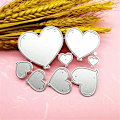 Miniatyrbillede 5 af 5: Hjerte Metal Skæring Dies DIY Carbon Steel Prægning skabelon Stencil Scrapbog