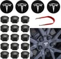 For Tesla Hjulkapselsett Hjulkapselsett Sentermutterhette Hjulkapsler Retrofit For Model Y Mode 3 Mode S Mode X