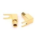 Miniatyrbillede 4 af 5: 5 stk Banan til Spade Adapter Stik Y Type Højttalerkabel Stik Bananstik