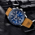 Miniatyrbillede 4 af 5: Herre Chronograph Analog Quartz Urværk Mode Business Sportsur