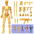 Pikkukuva 1 / 5: T13 Action Figure, Titan 13 Action Figure 3d Titanien Figuuri, 3d Tulostettu Action Figure Nova 13 Action Gold