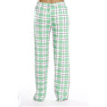 Miniatyrbillede 3 af 4: Dames Pyjamasbukser med Lommer, Bløde Flanel Check Pyjamasbukser til Kvinder green XL