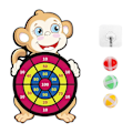 Miniatyrbilde 1 av 5: 1 Sett Tegneserie Klebrig Mål Ball Leker Dart Dartbrett Leketøy Klebrig Dart Ball Leketøy Klebrig Ball Leketøy Rask monkey 2 models