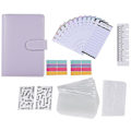 Miniatyrbillede 4 af 5: A6 Budget Binder med Lynlåsekonvolutter, Budgetplanlægger Bog Organizer, Kontanter Konvolutter til Budgettering Lilla Ny