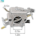 Miniatyrbillede 4 af 5: Zama C1m W47 Forgaser Kit Poulan Pp5020av