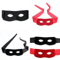 Miniatyrbild 3 av 5: Bandit Zorro Maskeradmask för temafest Maskeradkostym Halloween black