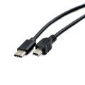 Miniatyrbillede 3 af 4: Usb Type-c Til Mini Usb Kabel Usb-c Han Til Mini-b Han Adapter Converter