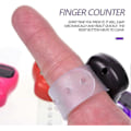 Miniatyrbilde 2 av 5: Mini Digital Finger Counter Clicker Teller Elektronisk Hånd Tally Teller Ring 5 stk Tilfeldig Farge Nyttig Og Mote