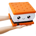 Miniatyrbild 1 av 5: 7,9 Tums Squishies Jumbo Smore Kawaii Mjuk Långsamt Stigande Jätte Mat Squishies Stressavlastande Leksaker