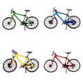 Miniatyrbillede 1 af 5: 4 stk. 1:64 Mini Cykel Scene Model Mountainbike Diorama