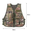 Pikkukuva 1 / 3: Kuumat lasten lasten naamiointiliivi ulkotaistelumetsästyspeleihin (cp Camouflage L)