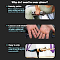 Miniatyrbilde 5 av 5: Treningshansker med grep, treningshansker for vektløfting, kettlebell, pull-up