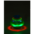 Miniatyrbillede 4 af 4: Lysende snurretoppe til børn, sæt med 2, UFO-snurrelegetøj med blinkende LED-lys, sjove fødselsdagsfestgaver, gaveposefyld til drenge og piger.