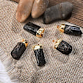 Miniatyrbillede 4 af 5: Sort Turmalin Healing Gems Vedhæng Forgyldt Halskæde Tilbehør
