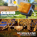 Pikkukuva 2 / 5: Aurinkokennovalot 22M Aurinko LED-valot ulkokäyttöön 8 tilaa