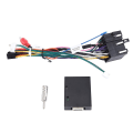 Miniatyrbillede 1 af 5: Bil Android Radio CANBus Kabel Strøm Ledningsnet Stikadapter med CAN Bus Dekoder til Alfa Romeo 147 159 Black