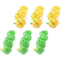Miniatyrbillede 1 af 5: 6 stk. Optrækkelige Caterpillar Legetøj Optrækkelige Indsæt Legetøj Dyr Festgaver til Børn (Blandet Farver)