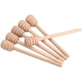Miniatyrbillede 2 af 5: 50 stk. Honningskeer i træ, Mini Honningdispenserpinde, Honningstempler i træ, Omrøringsbærbar pind til honningkrukke Vanding af honning (15 cm)