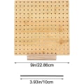 Miniatyrbild 2 av 5: Blockeringsbräda, blockeringsbrädor för virkning, rutor blockeringsbräda för stickning och virkprojekt Handgjord stickning med stickbas i trä 9 inches