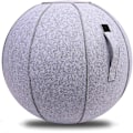 Miniatyrbillede 1 af 5: 65 cm siddende boldstol til kontor, sovesal og hjemmet, Pilates træningsyogabold med betræk, let selvstående, ergonomisk stillingsaktiverende træning