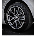 Miniatyrbilde 4 av 5: Tesla 3 Y S X Hjulkapselsett Senterkopp Nav Mutterdeksel Rød Grå Med 4 Senterkopper 20 Mutterdeksler Black Red Matte