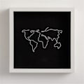 Miniatyrbillede 2 af 5: 2 stk. Adventure Archive Box, Keepsake Collector Box, Billet Shadow Box, Opbevaringsboks til billetter, postkort, souvenirs Sort, l