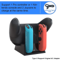 Miniatyrbilde 2 av 4: 3-i-1 Ladestasjon Kompatibel Med Switch/oled Joycons, Laderstasjon For Pro Controller