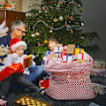 Miniatyrbild 5 av 5: DIY Julgransprydnader Kampanj Nyårsgåva Jultomte Presentpåse Stor Plastpåse Julfesttillbehör