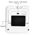 Miniatyrbilde 4 av 5: Kjøkken Timer Magnetisk Digital Timer Og Stoppklokke Kjøkken Alarm Timer Korttidsalarmklokke Med Lyd Og Lyssignal, Ideell Kjøkken Timer Timer C