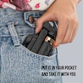 Miniatyrbillede 5 af 8: Mini selfie stick stativ, magisk bærbar selfie telefon stativ-2025 Pocket Flex Jj02 360° roterende Razunoth fjernbetjenings stativ