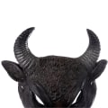 Miniatyrbillede 3 af 4: Tyr Masker Pu Sort Dyr Karneval Halloween Fest Maske Til Mænd Kvinder