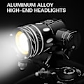 Miniatyrbilde 3 av 5: Z30 15000lm T6 LED-sykkellykt/sykkellykt/lys USB-oppladbar frontlykt/lommelykt vanntett zoombar sykkellykt for sykkel null none