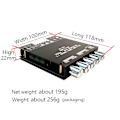 Miniatyrbilde 3 av 3: Zk-tb21 2.1 Kanals Forsterker Bluetooth Digital Effektforsterker Modul 50wx2 +100w Diy