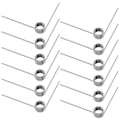 Miniatyrbillede 1 af 3: Kryc-dghaop 10 stk. rustfrit stål lille torsion fjeder 50mm 90 graders torsionsfjeder til værktøjsvedligeholdelse og tømrerarbejde DIY