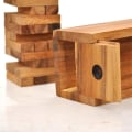 Miniatyrbilde 2 av 5: Wood Tumbling Tower Game - Perfekt for festspill, utendørs spill for voksne og familie, klassiske stablingsspill, s