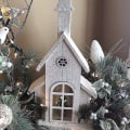 Miniatyrbilde 3 av 5: Bjørk Kongle Midtstykke Julebord Vinter Hjem Dekor