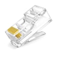 Pikkukuva 2 / 5: RJ45 Verkkokaapelin Modulaarinen Liitin Ethernet-kaapelin Liitin Suojaamaton 8-nastainen Modulaarinen UTP-kristalliliitin
