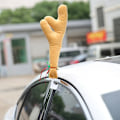 Miniatyrbilde 5 av 5: Julebil Auto Lastebil Dekorasjon Gevir & Nese Sett Reinsdyr Elg Juledekor Khaki