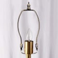 Miniatyrbilde 3 av 5: Lampshade Harp Stand, 7\" Horn Frame Lampshade Bracket, Diy Lighting Accessories For Table Lamp Floor Lamp Accessories (1pcs-chrome) Yu