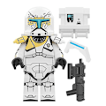 Miniatyrbillede 2 af 5: 6 stk. Star Wars Republic Commando Samlede Byggeklodser Figurer Legetøj Børnegave