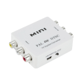 Miniatyrbilde 3 av 5: Mini Pal Ntsc Bi-retning Tv System Converter Switcher Pal Til Ntsc Ntsc Til Pal Dual-way Tv Composi