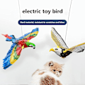 Miniatyrbild 4 av 5: Flygande Fågel Elektrisk Kattleksak Med LED-ljus, Självsysselsättande Kattleksak Interaktiv Simulering Flygande Örn Hängande Anti-tristess Husdjursleksak, Batteridriven 2pcs