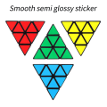 Miniatyrbilde 4 av 5: Magiske Kuber Pyramide, Pyraminx Magisk Pyramide Glatt Puslespillkube Dekompresjonsleke Gaver Til Puslespillkubeentusiaster C