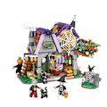 Miniatyrbillede 1 af 5: Halloween Magic House Græskar, Halmmand, Sort Kat Mini Byggeklodser, Halloween/Taksigelsesdag/Julegave