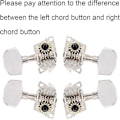 Miniatyrbild 3 av 4: 6st Guitar Tuning Peg Knoppar Tuning Keys Tuners Machine Heads Tuner för elektrisk akustisk present