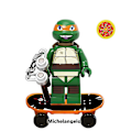 Pikkukuva 4 / 5: Otwoo 12kpl Teini-ikäiset Mutanttininjakilpikonnat -sarjan hahmot Raphael Leonardo Michaelangelo Donatello Minifiguuri Koottava Mini Rakennuspalikka Toimintahahmo