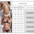 Miniatyrbillede 3 af 3: Dame Erotisk Blonde Åben BH G-streng Undertøj Cupless BH Undertøj Sæt Natkjole White XL