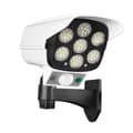 LED Solar Vegglampe med Bevegelsessensor | Solar Overvåkingsspotlight | Sikkerhetskamera | Dimbar IP65 Vanntett LED-spotlight