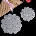 Miniatyrbillede 3 af 5: Carbon Steel Cut Cutting Die Form Stencil Diy Scrapbog Album Craft Paper Card